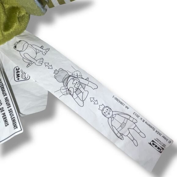 Ikea Kvack Frog & Prince Plush 2 in 1 Reversible Flip Nursery Decor Shower Gift - Picture 8 of 9